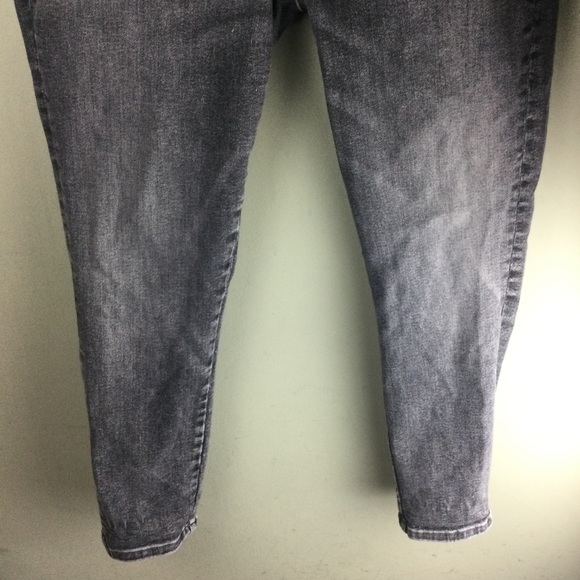 Frame Le One Skinny Crop High Rise Hughes Wash Stretch Jeans Size 2 (29-34) - Picture 6 of 13